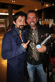 Schauspieler Adrian Can, "Trachtenwahnsinn" Manfred May  bei der Trachtenwahnsinn Trachtenparty mit Modenschau und Musik im Aloft M&uuml;nchen (&copy;Foto: Martin Schmitz)